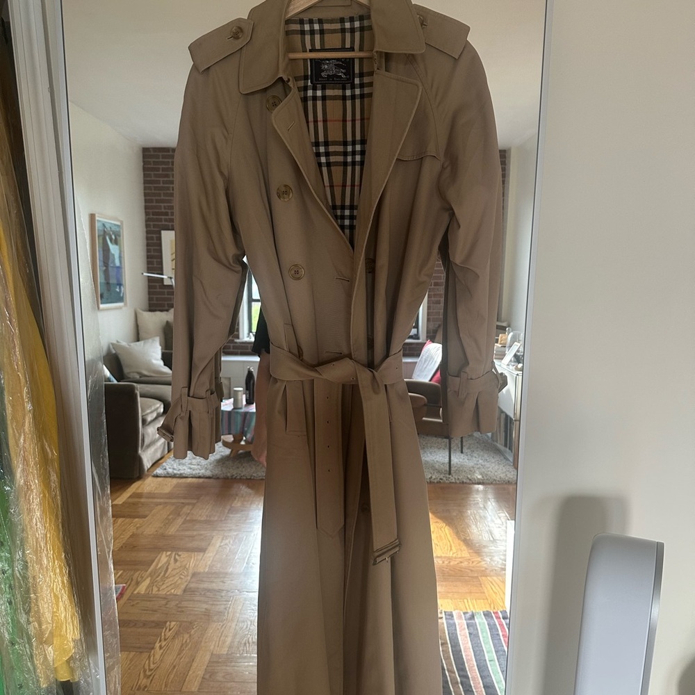 Burberry Tan Trench Coat